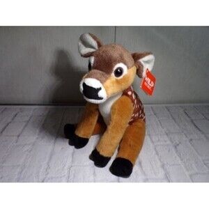 Wild Republic Fawn Baby Deer Plush Stuffed Animal 9" Tall Brown White Spots